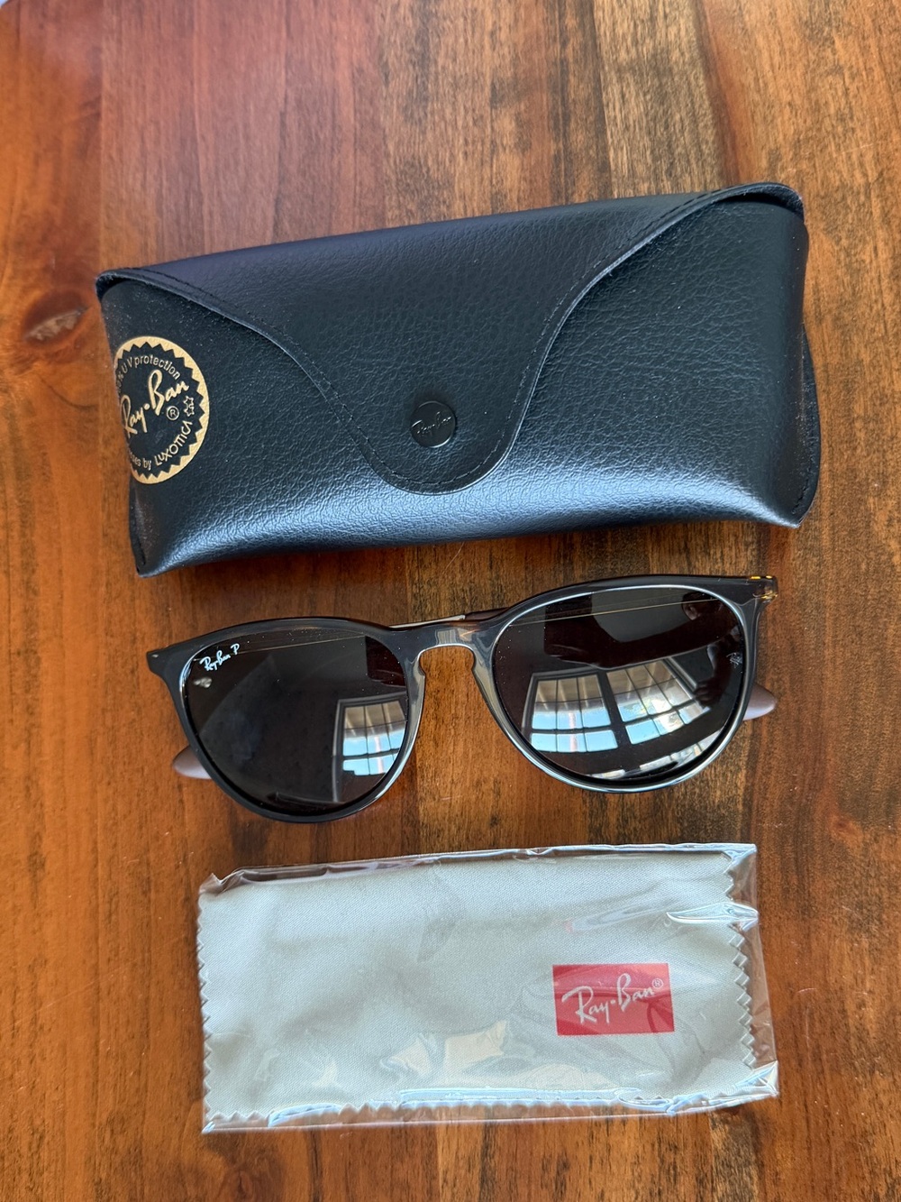 Ray-Ban Black Frame with Dark Lenses Women’s Sunglasses